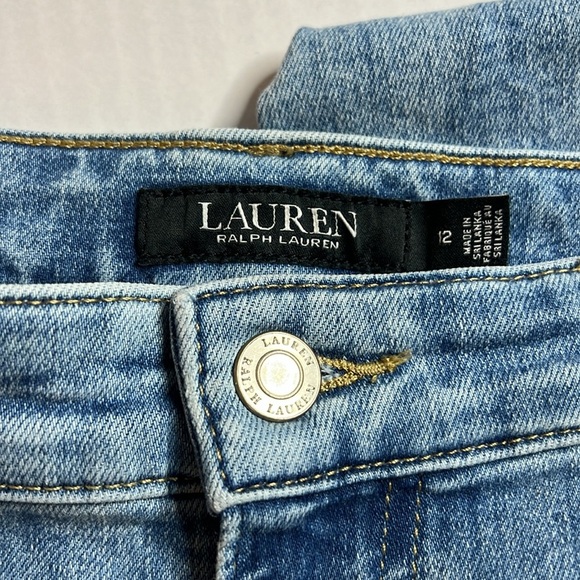 Lauren Ralph Lauren Black Label Women’s Light Wash Skinny Jeans 12 - Picture 2 of 7